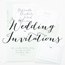 Custom Wedding Invitations & Stationery | Mospens Studio