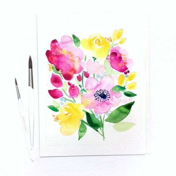 Watercolor Flower Art Prints – Mospens Studio
