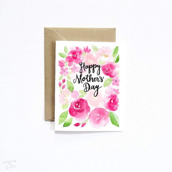 Watercolor Floral Mother's Day Cards – Mospens Studio