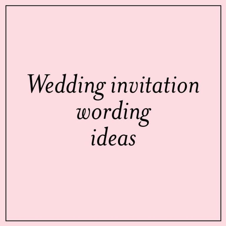 Unique Wedding Invitation Wording Ideas – Mospens Studio