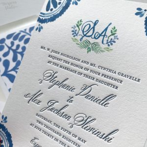 Letterpress Wedding Invitations 
